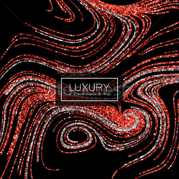 Luksusowe błyszczący rubin czerwony srebrny Zdjęcia stock © maximmmmum