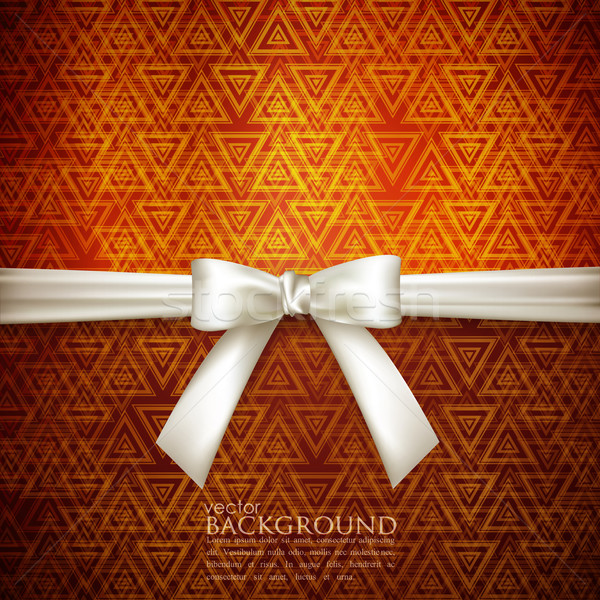 background with white bow  Stock photo © maximmmmum