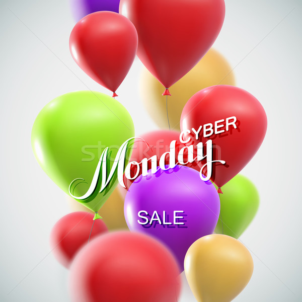 Cyber Monday Sale label  Stock photo © maximmmmum