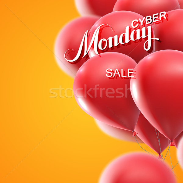 Cyber Monday Sale label  Stock photo © maximmmmum