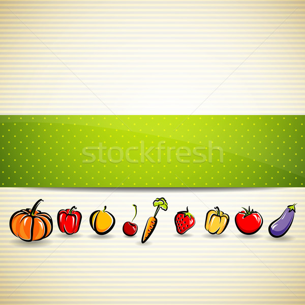 [[stock_photo]]: Magasin · publicité · signe · papier · fruits · magasin