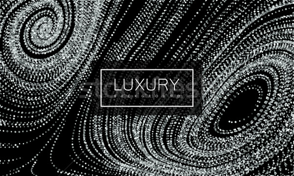 Luxus glänzend Silber Streifen Textur Stock foto © maximmmmum