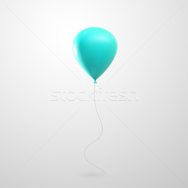 Stock photo: illustration of flying glossy balloon