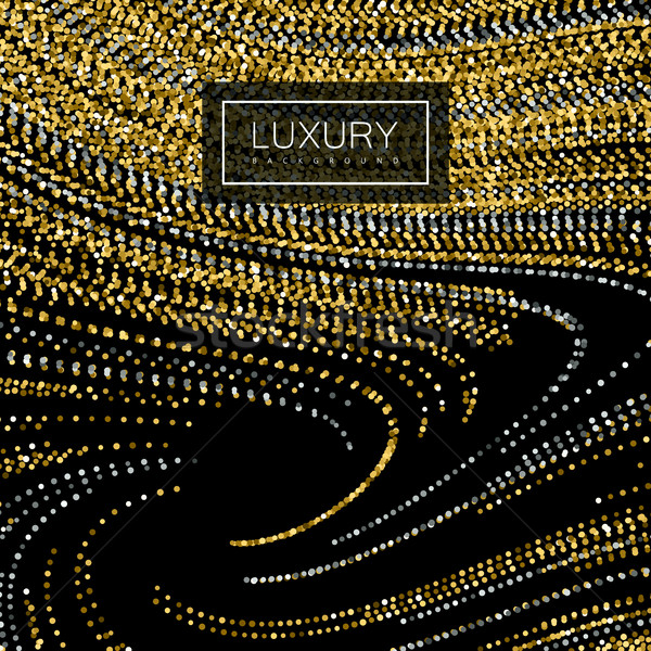 Luxury background with shiny golden glitters Stock photo © maximmmmum