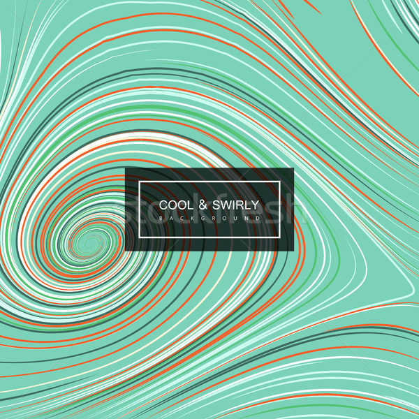 Abstract artistic curl background with swirled stripes. Stock photo © maximmmmum
