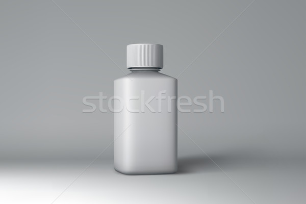 Plastique bouteille emballage blanche médicaux [[stock_photo]] © maximmmmum