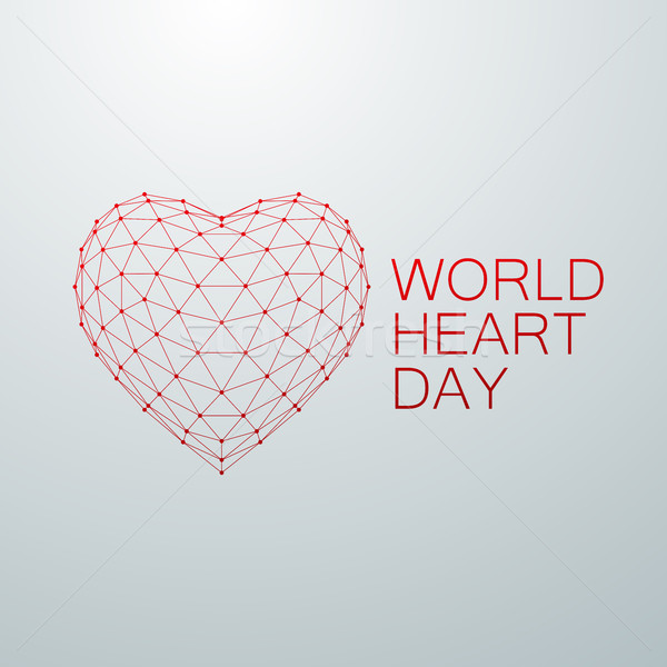 World Heart Day Background Stock photo © maximmmmum