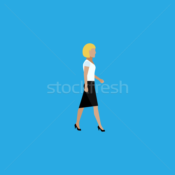 örnek işkadını vektör politikacı yürüyüş kadın Stok fotoğraf © maximmmmum