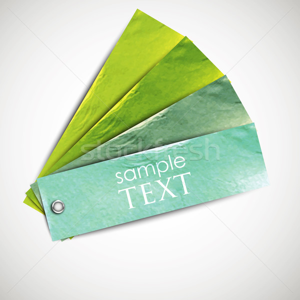 Stock photo: abstract background with swatches book 