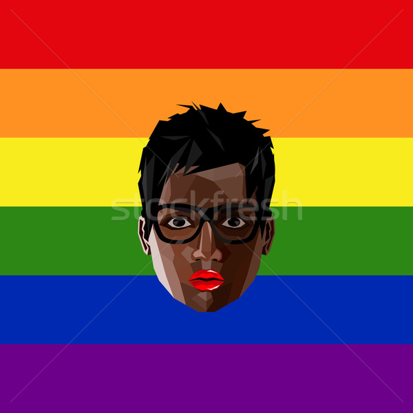 LGBT community member Stock photo © maximmmmum