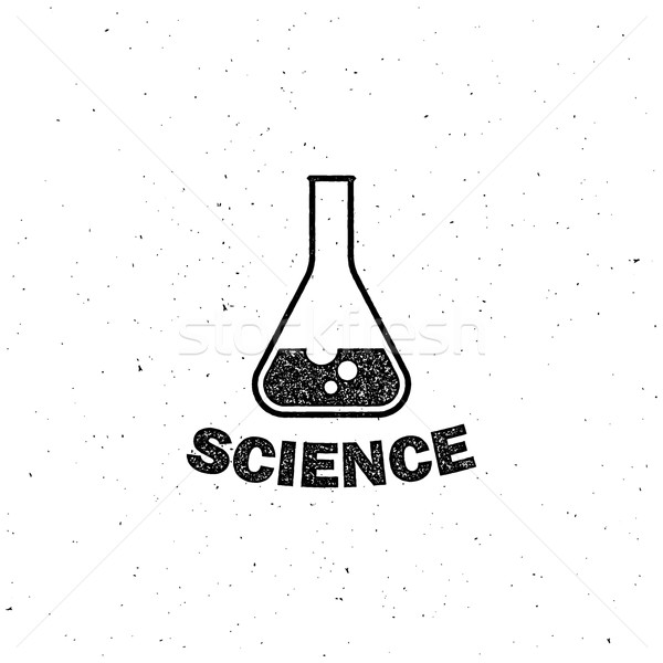 Stock photo:  laboratory equipment label