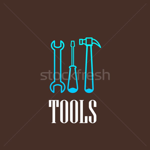 illustration with a tool set Stock photo © maximmmmum