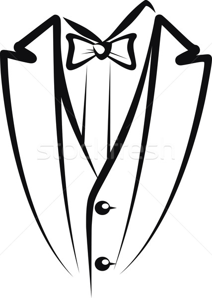 Gentleman abstract illustratie elegantie kunst teken Stockfoto © maximmmmum