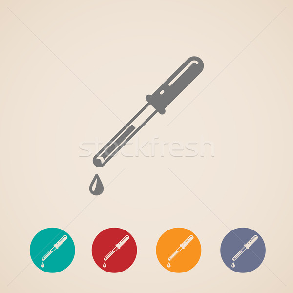 vector pipette icons  Stock photo © maximmmmum