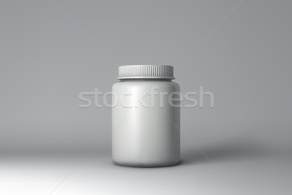 Foto stock: Plástico · garrafa · acondicionamento · branco · médico