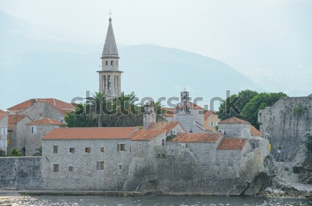 Morning in Old Town of Budva. Montenegro, Balkans, Europe Stock photo © maxpro