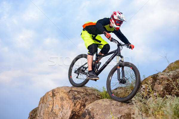 Professionali ciclista equitazione bike top rock Foto d'archivio © maxpro