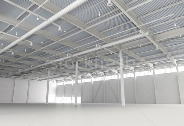 New Modern Empty Storehouse Stock photo © maxpro