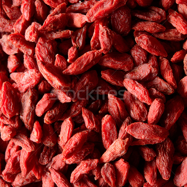 Background of Dried Red Goji Berries Stock photo © maxpro