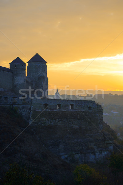 старые крепость древних город здании горные Сток-фото © maxpro