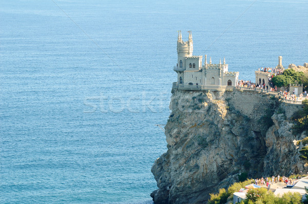 Beautiful Swallow's Nest Castle on the Rock, Crimea, Ukraine Stock photo © maxpro