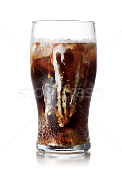 Foto stock: Malta · coquetel · soda · refrigerante · vidro · gelo