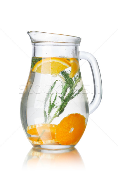 Stock photo: Detox water with tarragon