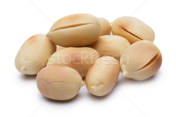 Foto stock: Inteiro · amendoins · grande · tanto