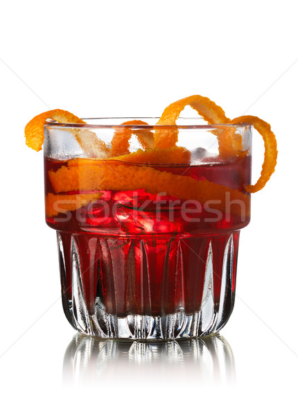 Negroni alcoholic cocktail Stock photo © maxsol7