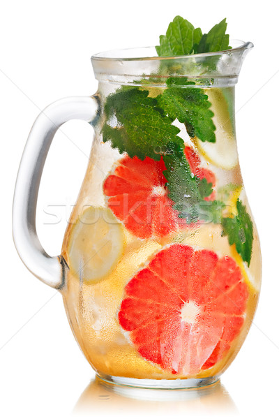 Pamplemousse limonade citron baume verre [[stock_photo]] © maxsol7