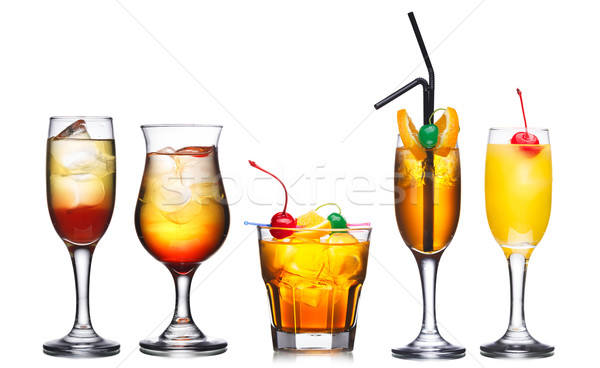 Set of cocktails Stock photo © maxsol7