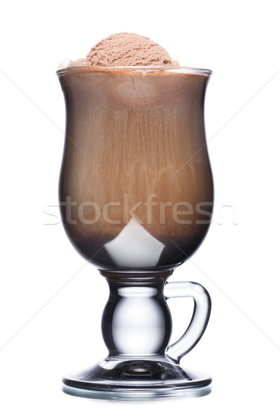 Chocolate coffee cocktail Stock photo © maxsol7