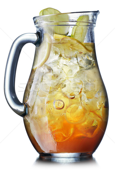 Iced tea in the pitcher Stock photo © maxsol7