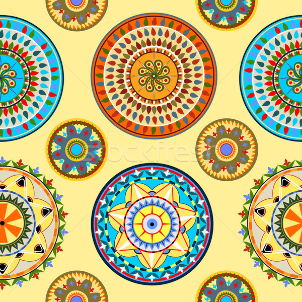 Stock photo: Paisley background