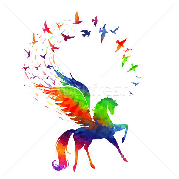 Pegasus concept of inspiration Stock photo © Mayamy
