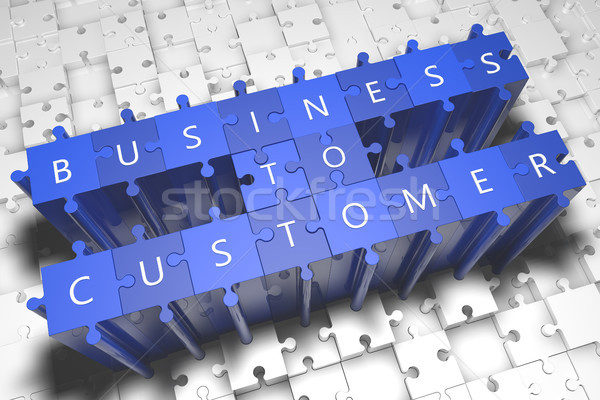 Business to Customer Stock photo © Mazirama