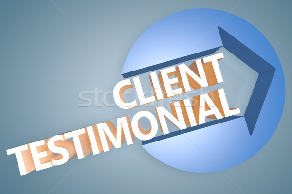 Client Testimonial Stock photo © Mazirama