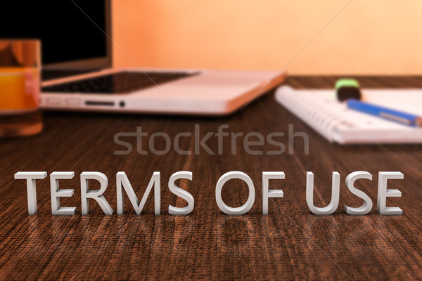 Terms of use Stock photo © Mazirama