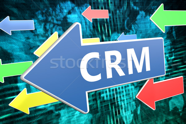 Cliente relação gestão crm texto azul Foto stock © Mazirama