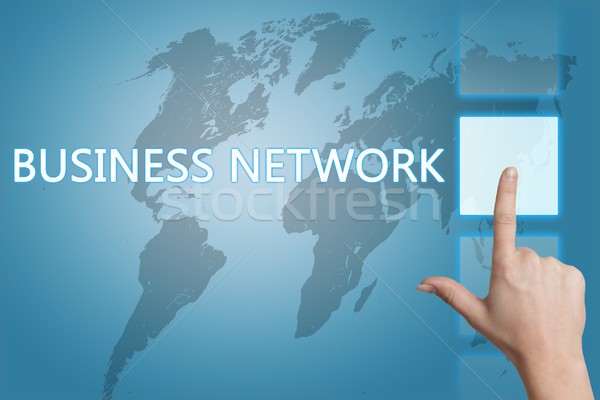 Stock photo: Business Network