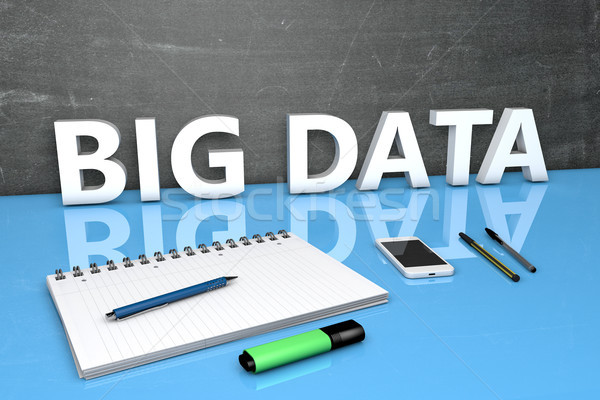 Big Data text concept Stock photo © Mazirama