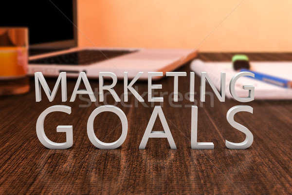 Stock photo: Marketing Goals