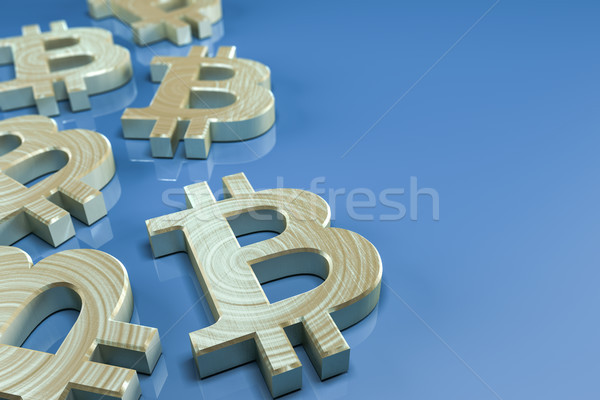 Bitcoin currency concept Stock photo © Mazirama