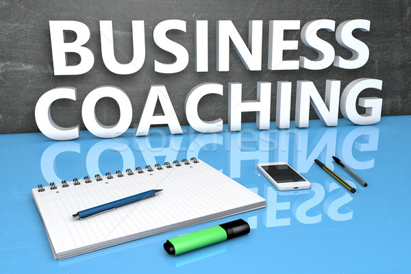 Business Coaching text concept Stock photo © Mazirama