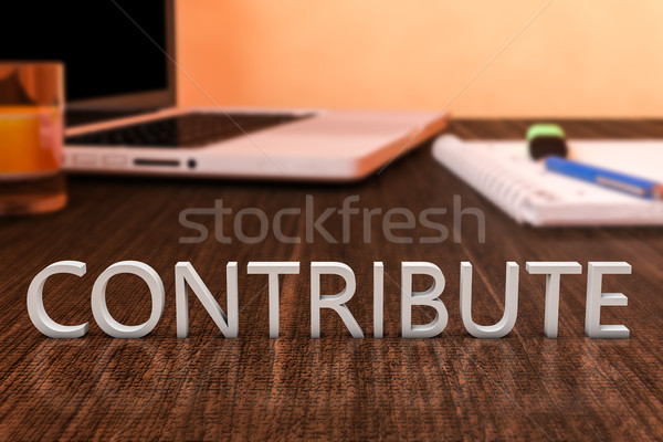 Contribute Stock photo © Mazirama