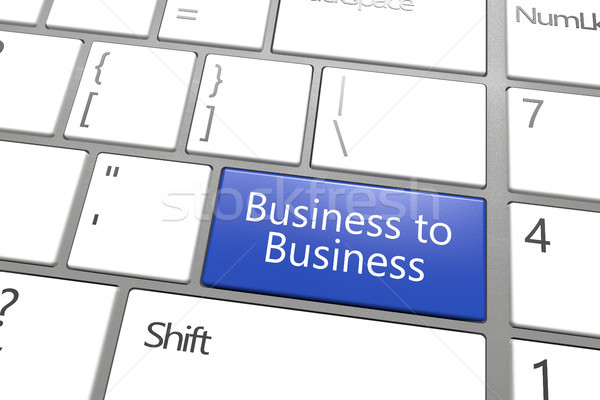 Business to Business Key Stock photo © Mazirama