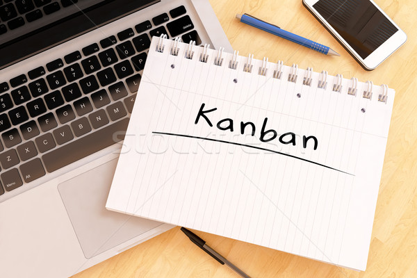 Stock photo: Kanban