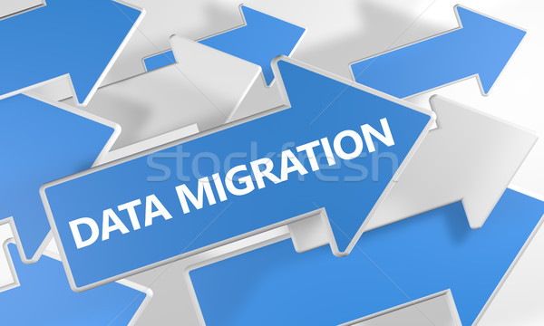 Data Migration text concept Stock photo © Mazirama