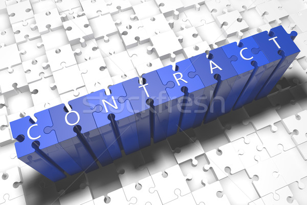 Contract Stock photo © Mazirama