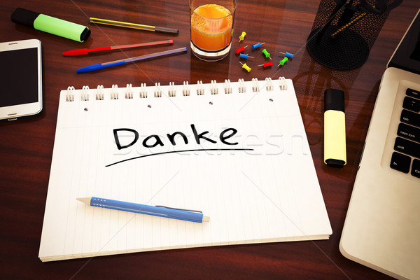 Danke Stock photo © Mazirama